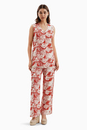 Red Cotton Marine Mood Set