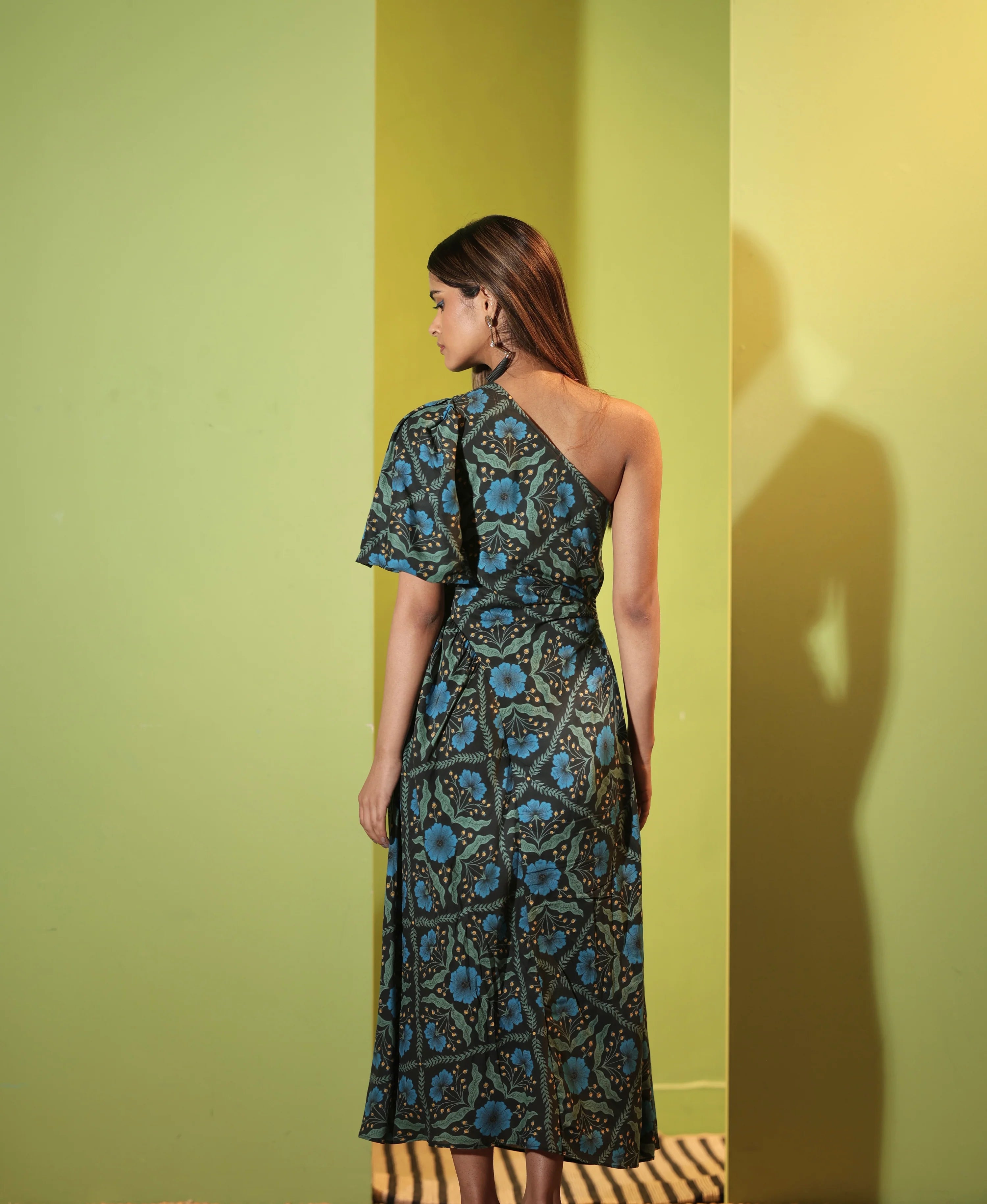 Nocturnal Embroidered Midi Dress