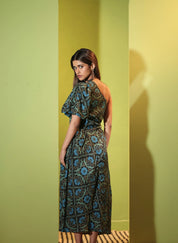 Nocturnal Embroidered Midi Dress