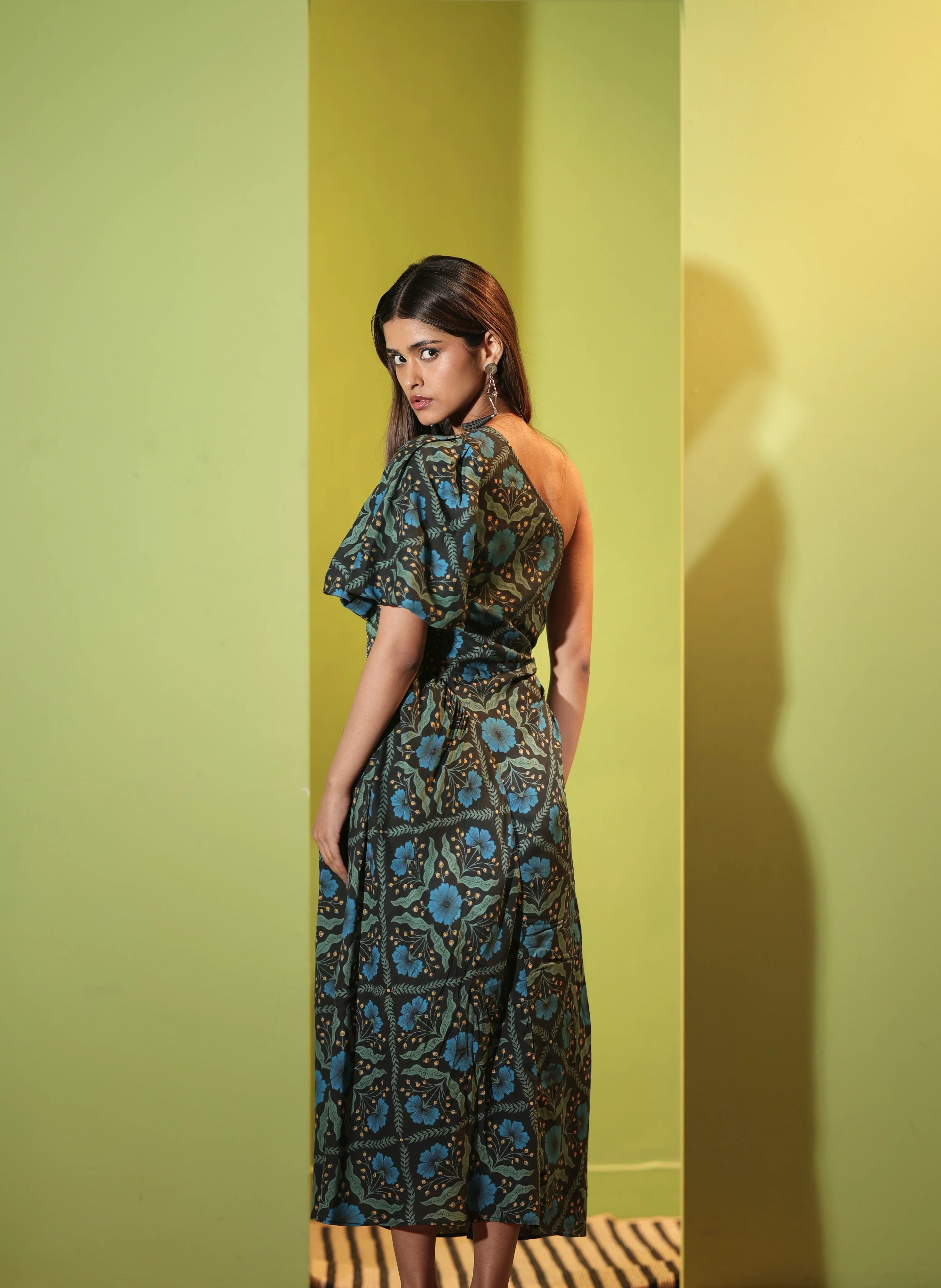 Nocturnal Embroidered Midi Dress