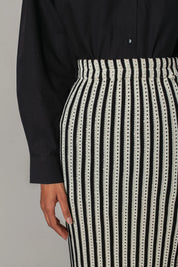Knitted Strip Skirt