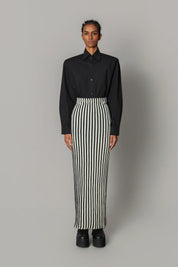 Knitted Strip Skirt