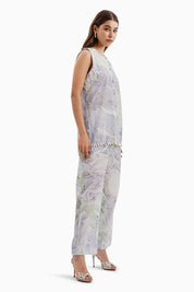 Blue Green Cotton Marble Set