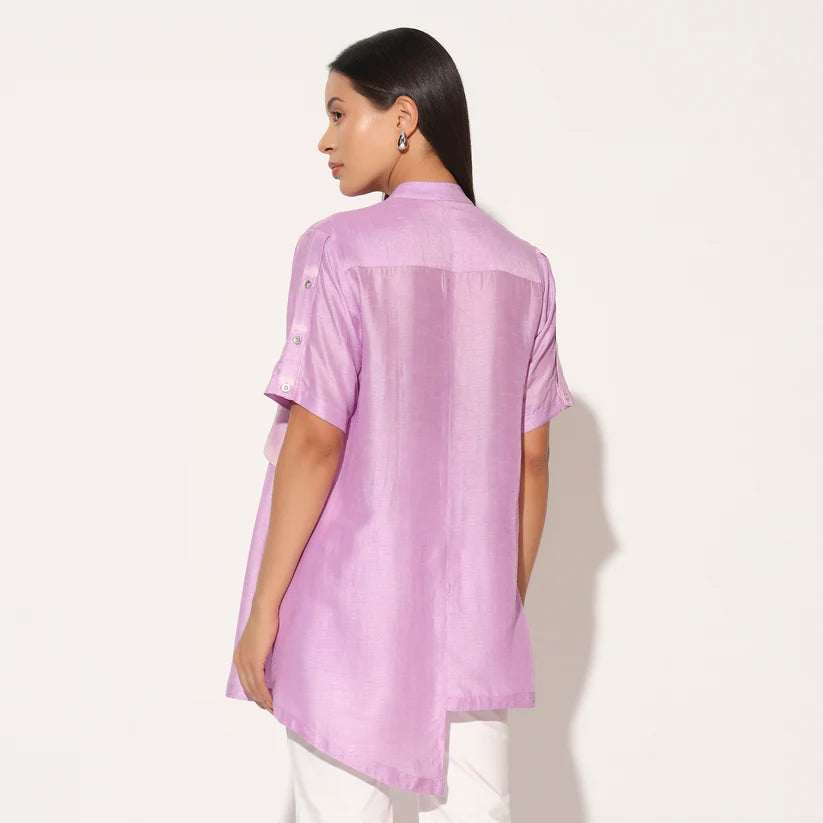 Zephyra Shibori Striped Shirt