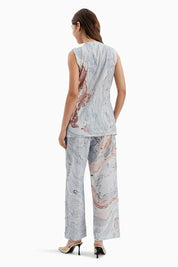 Pink Blue Cotton Marble Set