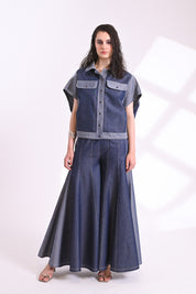 Indigo Edge Top