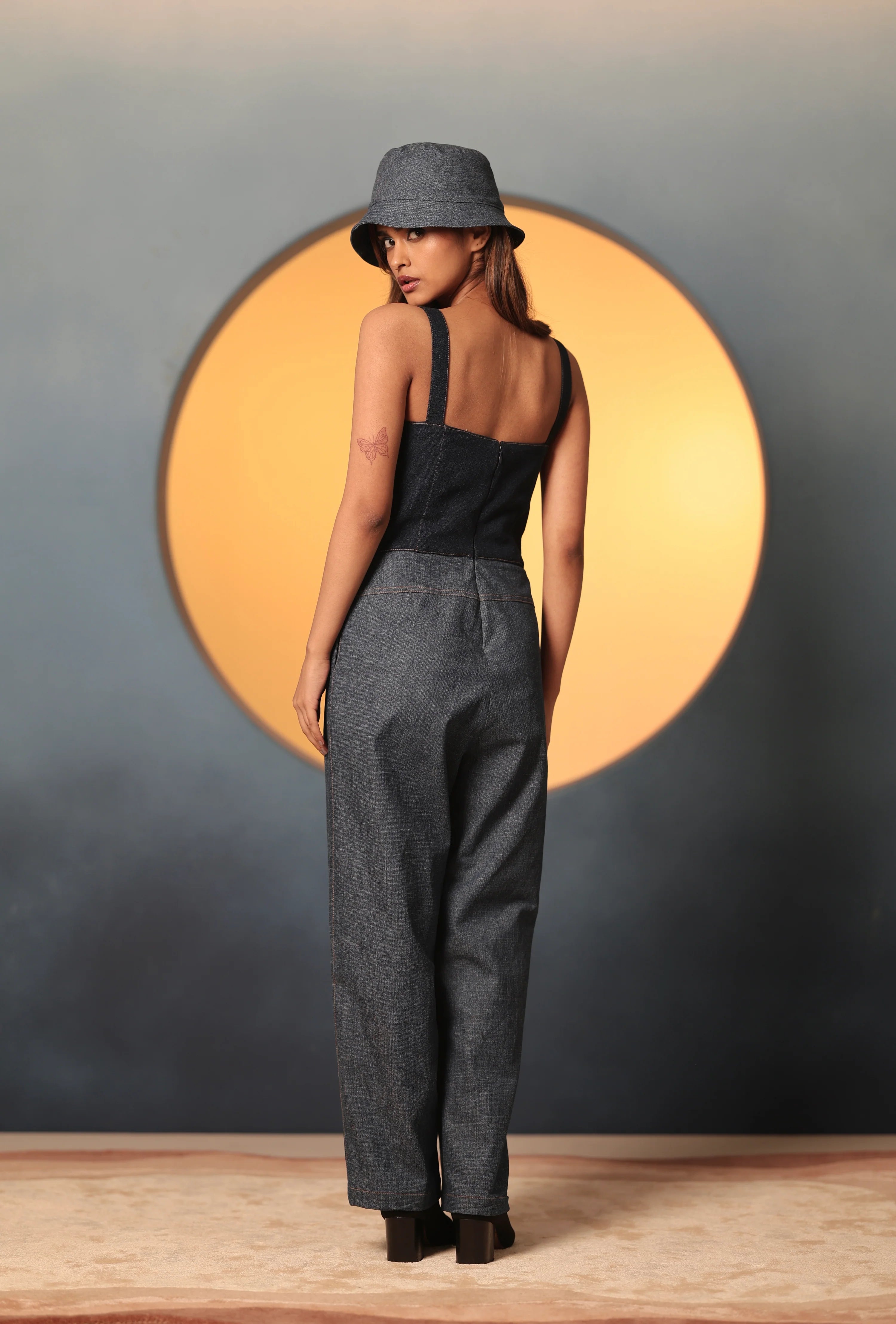 Indigo Bloom Jumpsuit