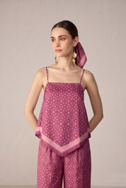 Yuna Top Maroon