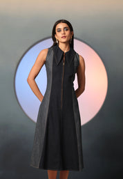 Two Toned Denim Dress