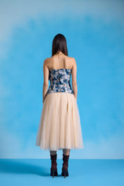 Gilded Blue Corset