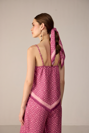 Yuna Top Maroon