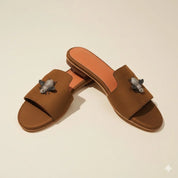 Suede Bee Mules Footwear