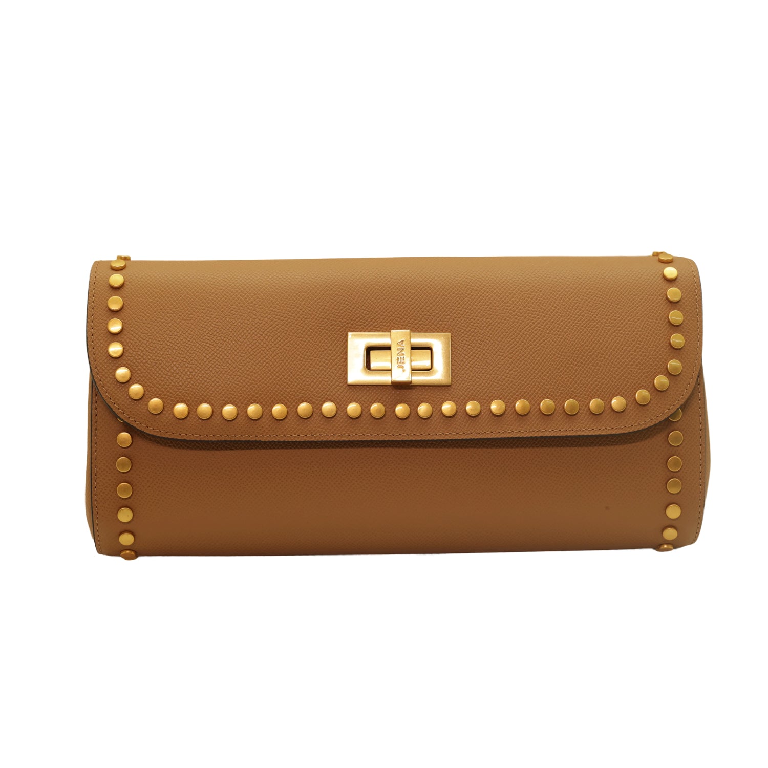 Slim Studded Clutch Bag