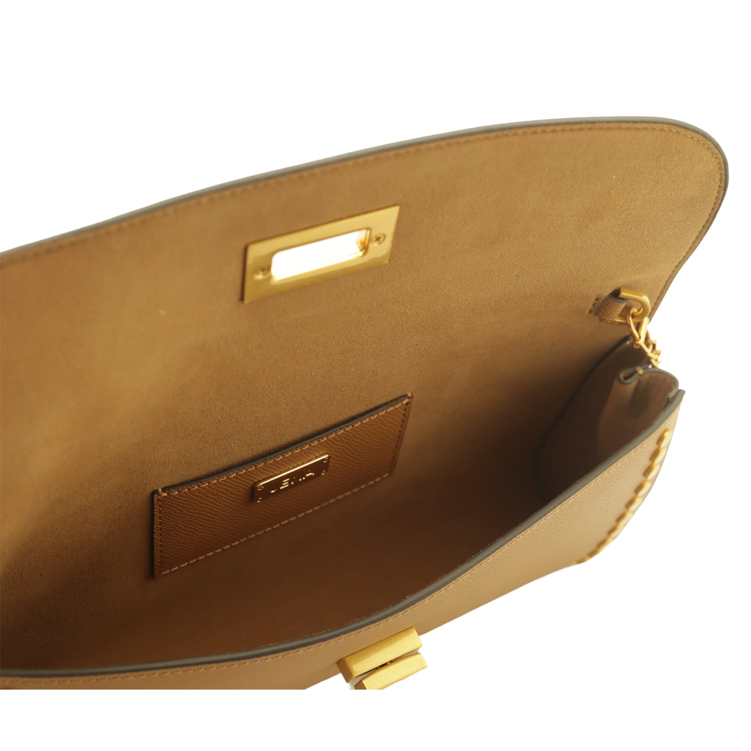 Slim Studded Clutch Bag