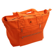 Jena Weekender Canvas Tote Burnt Orange