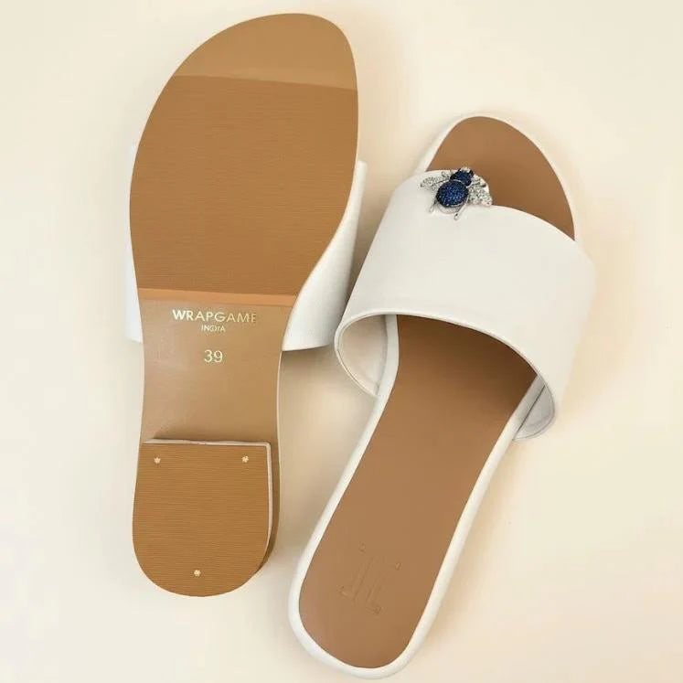 Cosmic Bee Slides White Only