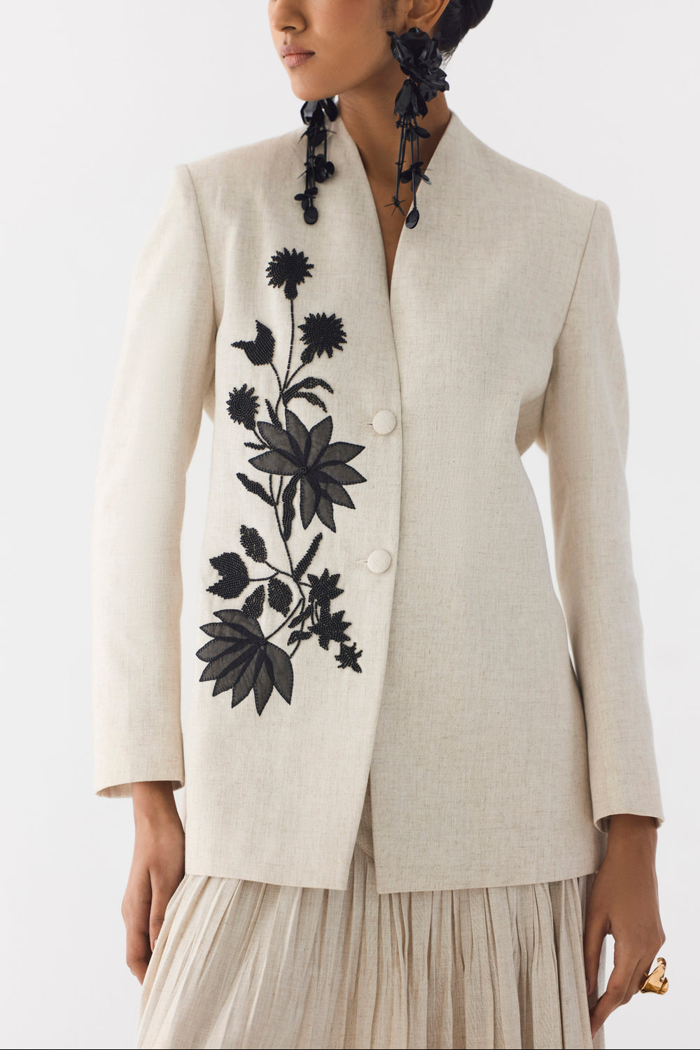 Tiger Lily Linen Blazer & Skirt