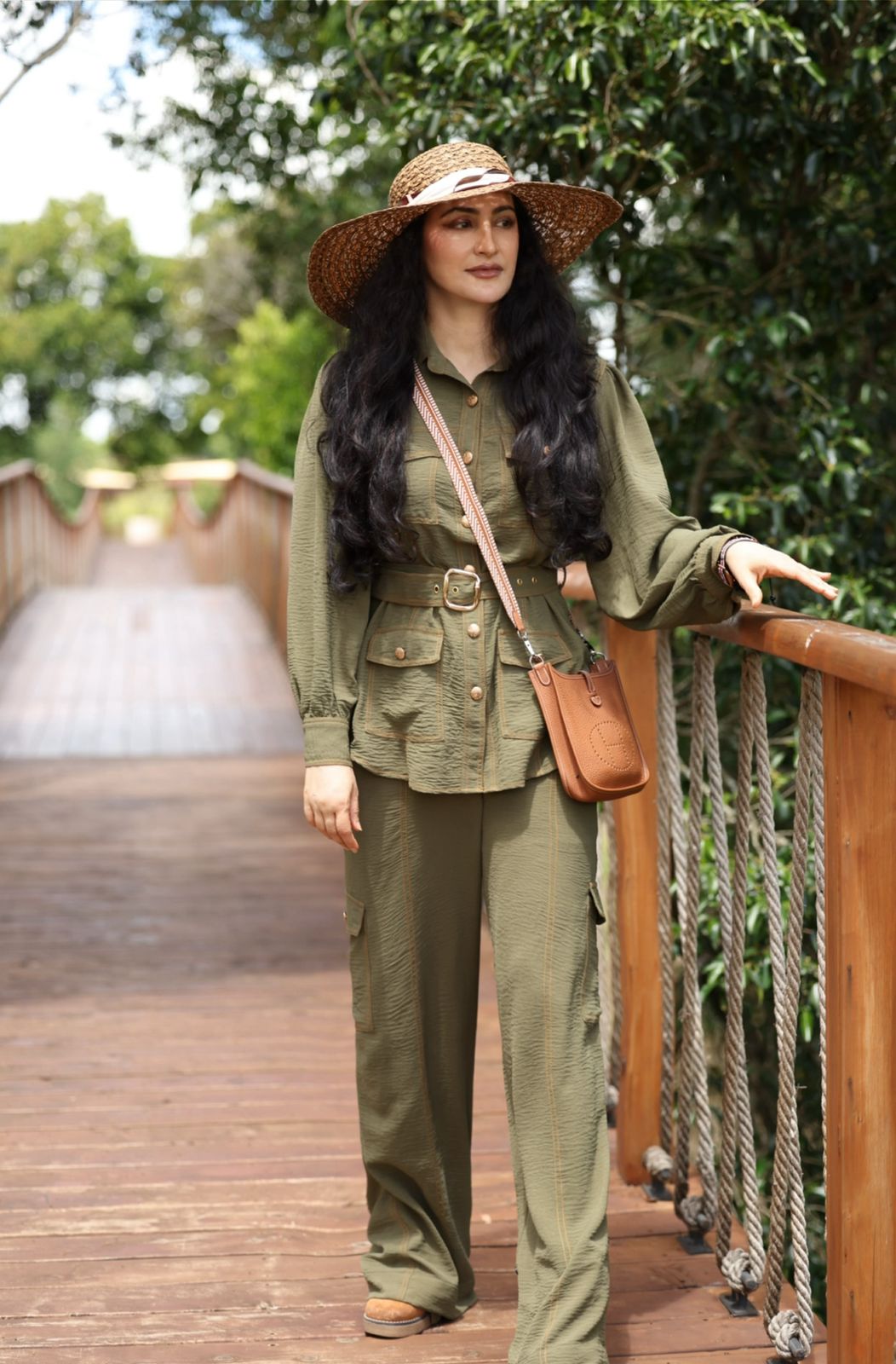 Shalini  Passi In Olive Safari Trail Co-ord