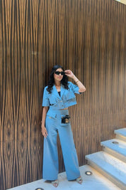 Elena Denim Coord Set