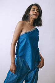 Indigo Cascade Jumpsuit