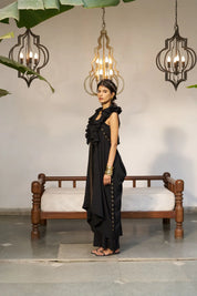 Bias Frill Jacket Set