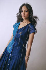 Deep Indigo Hook Dress