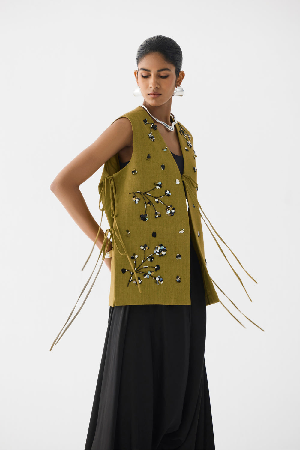Tiger Lily Vest & Dhoti Pants