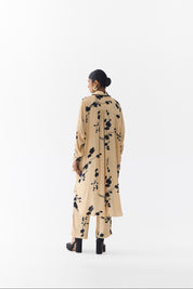 Cream Sakura Kurta Shirt & Pants