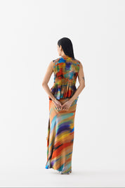 Night Queen Ruching Top & Knot Skirt