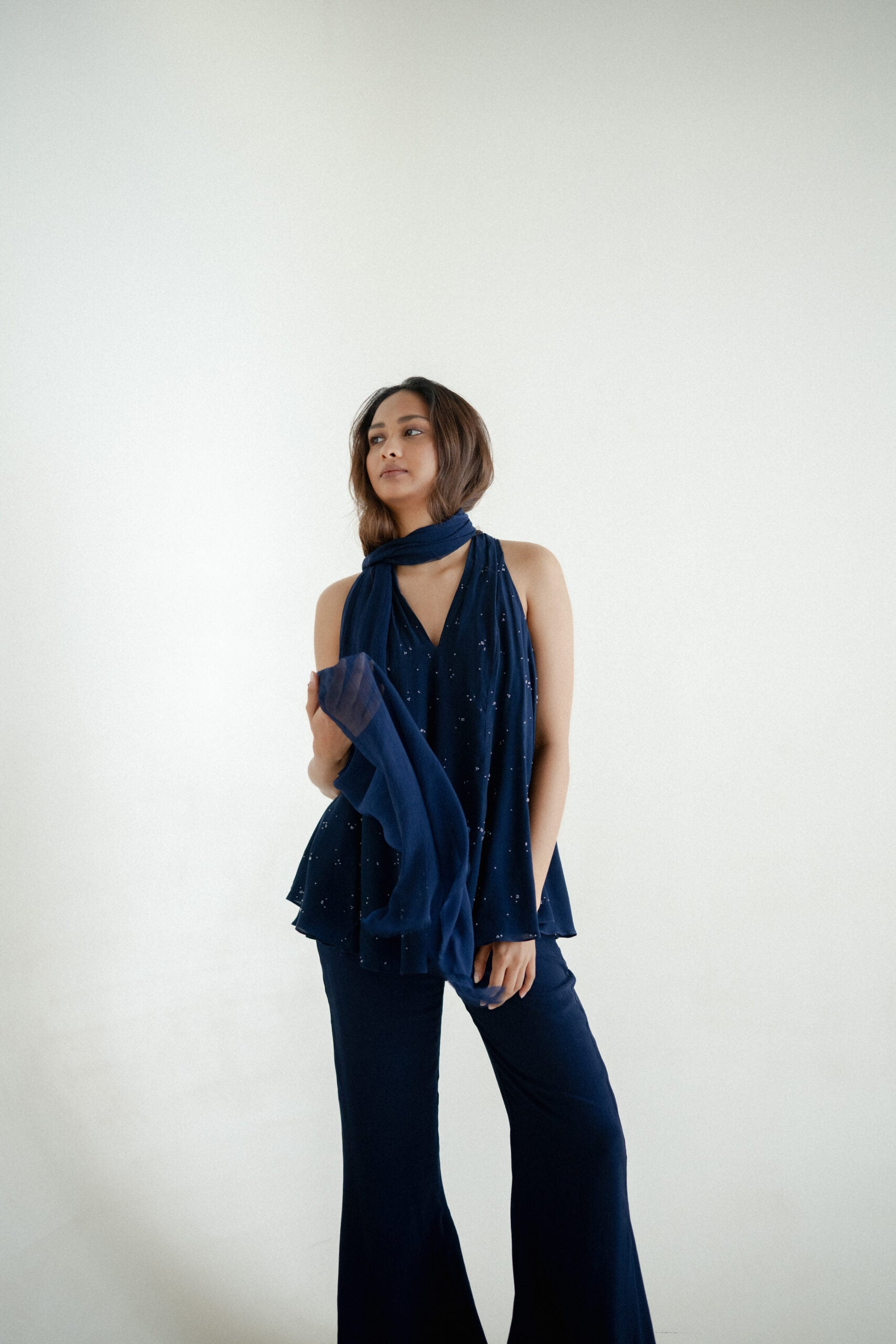 Midnight Scarf Ensemble