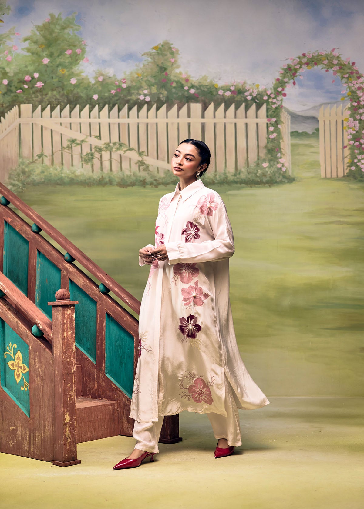 Rose Bloom Relaxed Co-ord Set