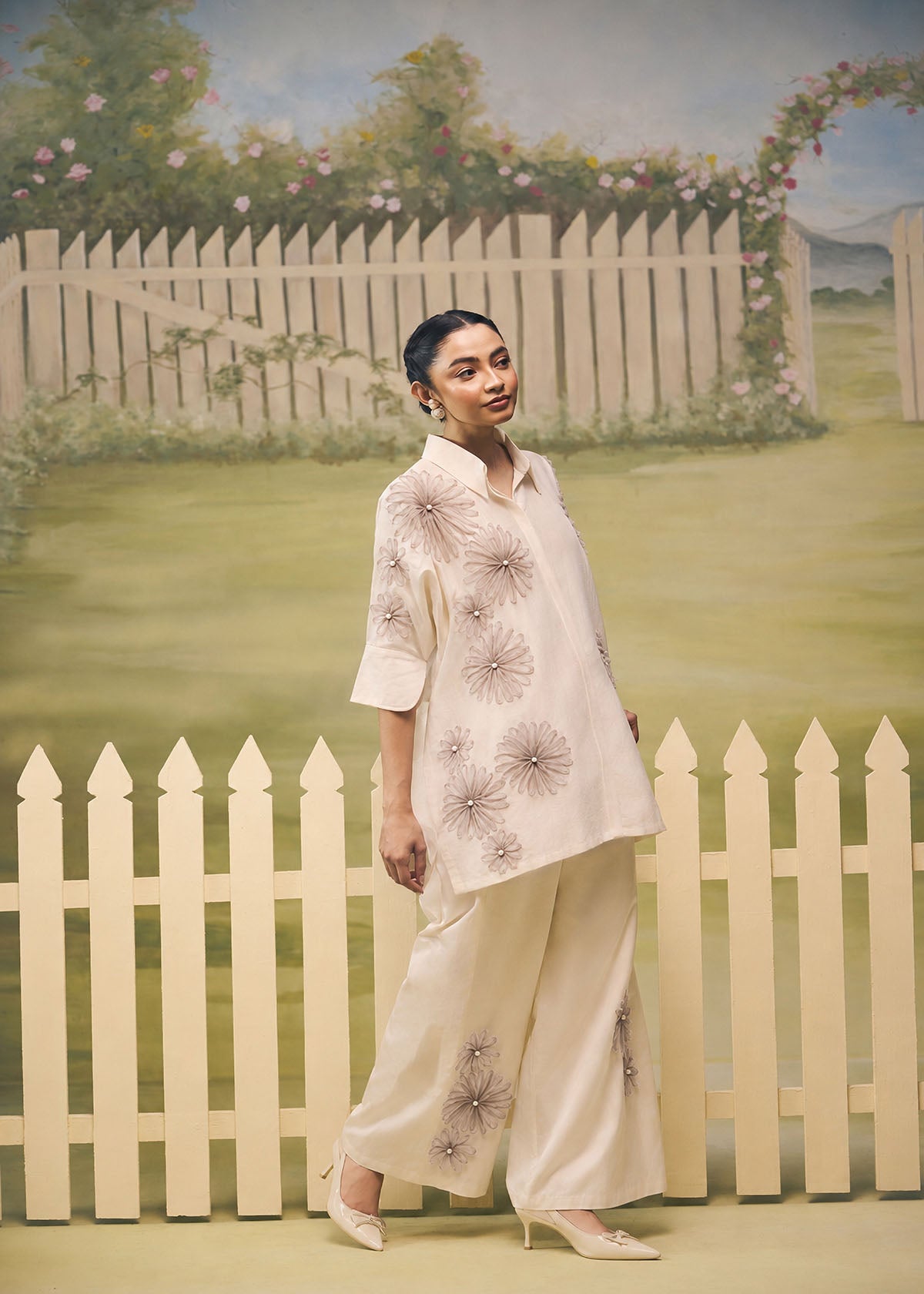Mauve Mist Garden Oversized Co-ord Set