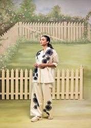 Noir Petal Garden Easy Co-ord Set