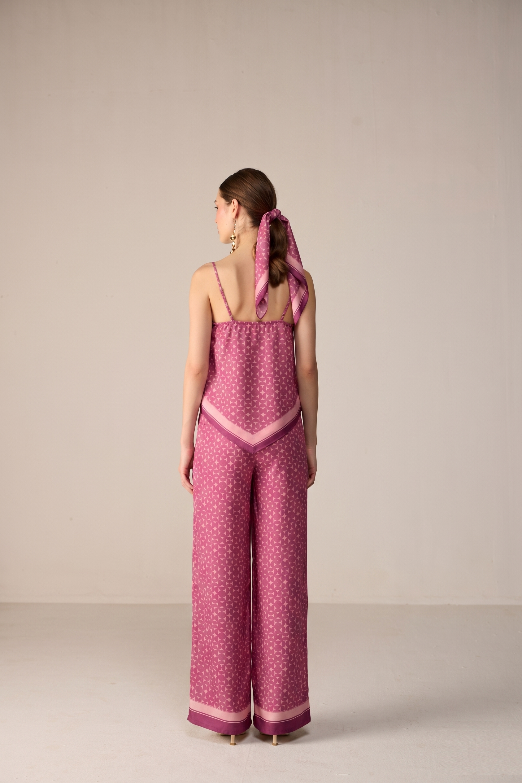 Yuna Top Co-ord Set Maroon