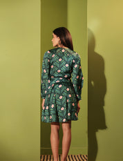Rainforest Embellished Belted Mini Dress