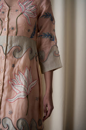 Elotia peach dress image 2