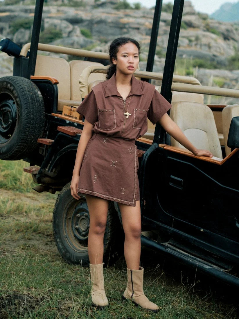Rover Divider Shorts Brown