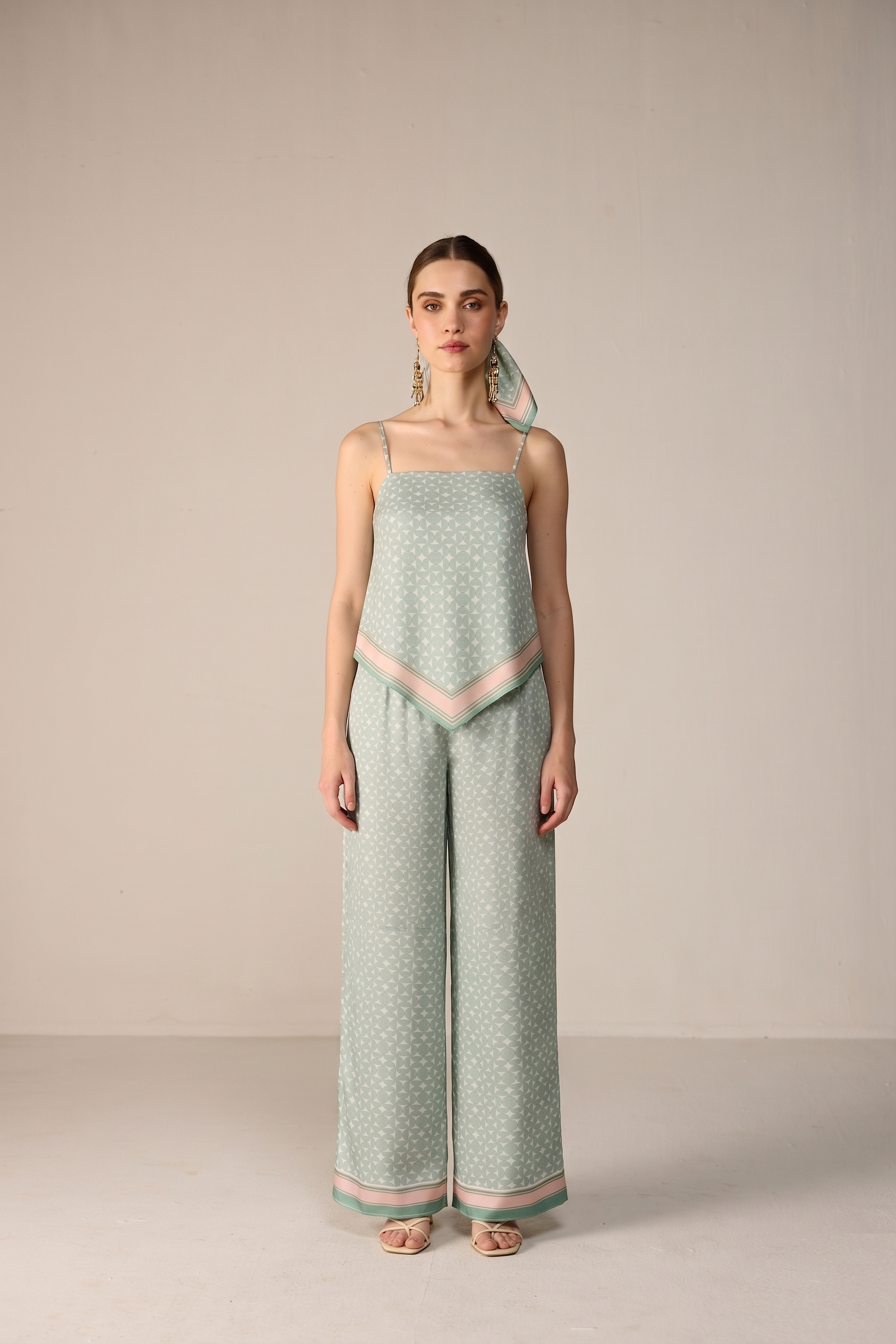 Yuna Top Co-ord Set Green
