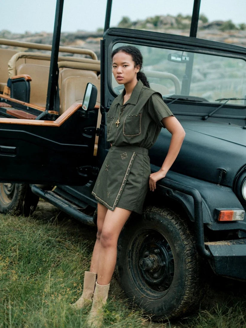 Rover Divider Shorts Green