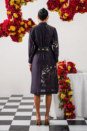 Antique Bloom Shirt Dress