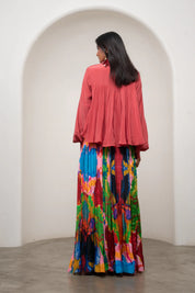 Sena Gathered Top & Skirt