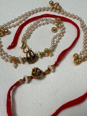 Trinetra Rakhi & Bracelet Set Of Two