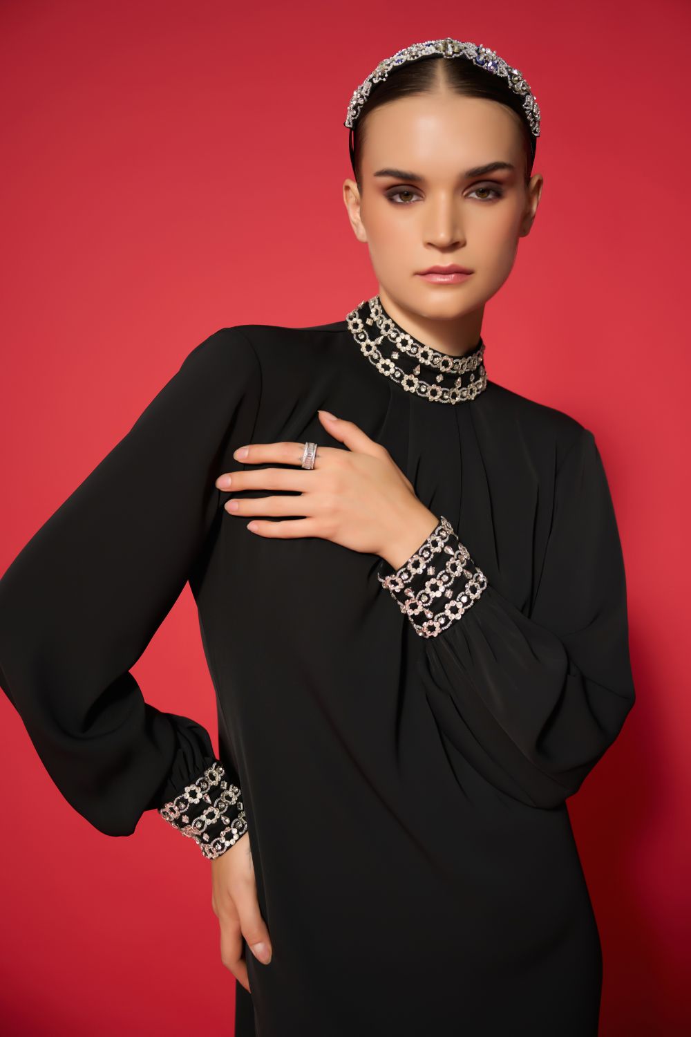 Levy Embroidered Dress