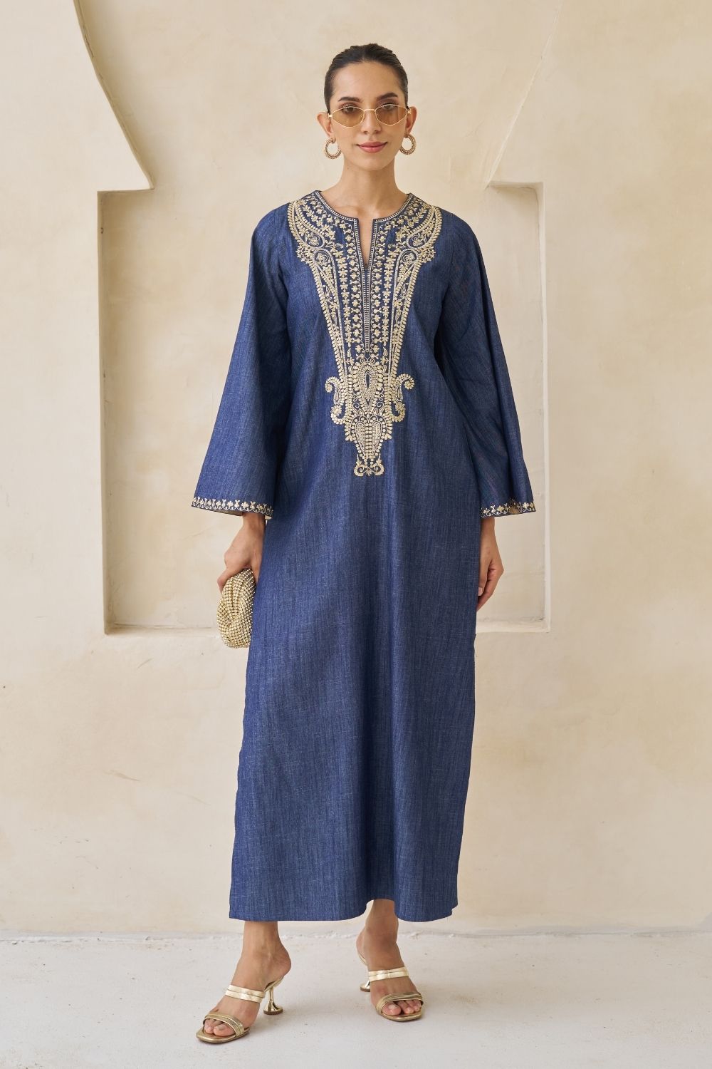 Nova Embroidered Kaftan