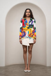 Ruel Wavy Blazer Set