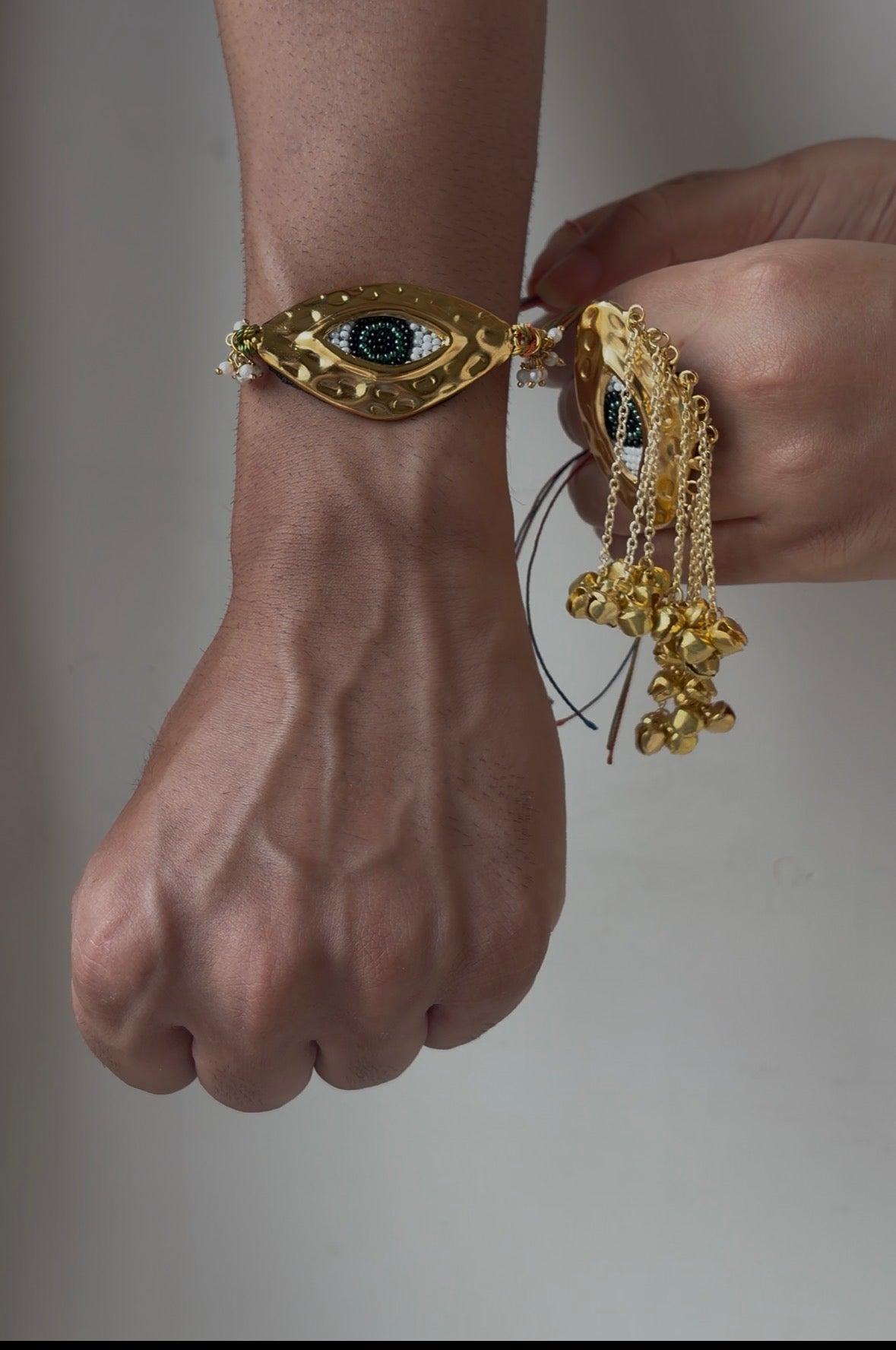 Evil Eye Rakhi & Bag Combo