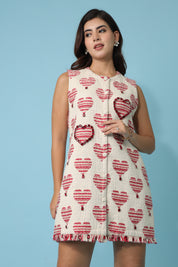 Heart Jacquard