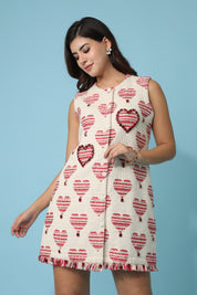Heart Jacquard
