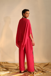 V Poncho Foil Twin Set