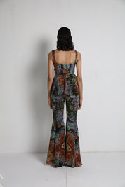 Flared Top With Flared Pants